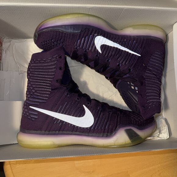Kobe X ELITE GRND Purple/RFLCT Slvr-prsn VLT Size 10.5 main image 10